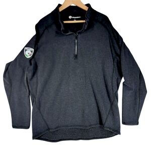 DragonWear 1/4 Zip Pullover 2XL Men Flame Resistant FR CAT 3 ARC 32 USA Workwear